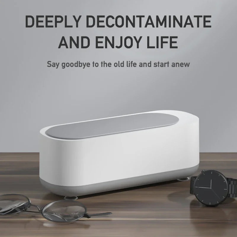 2026 New Ultrasonic Cleaning Machine Vibration Wash Cleaner Jewelry Glasses Cleaner Watch Cleaning Makeup Brush Cleaning Tool