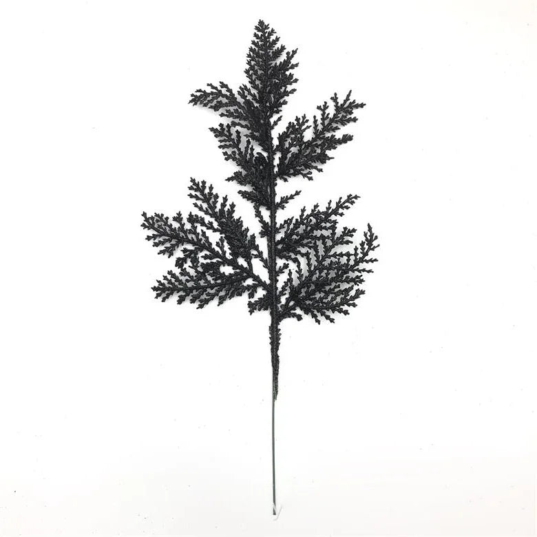 10/20Pcs Glitter Artificial Leaves Bundle Xmas Christmas Tree Decoration Vase Arrangement Home Party DIY Floral Garland Decor