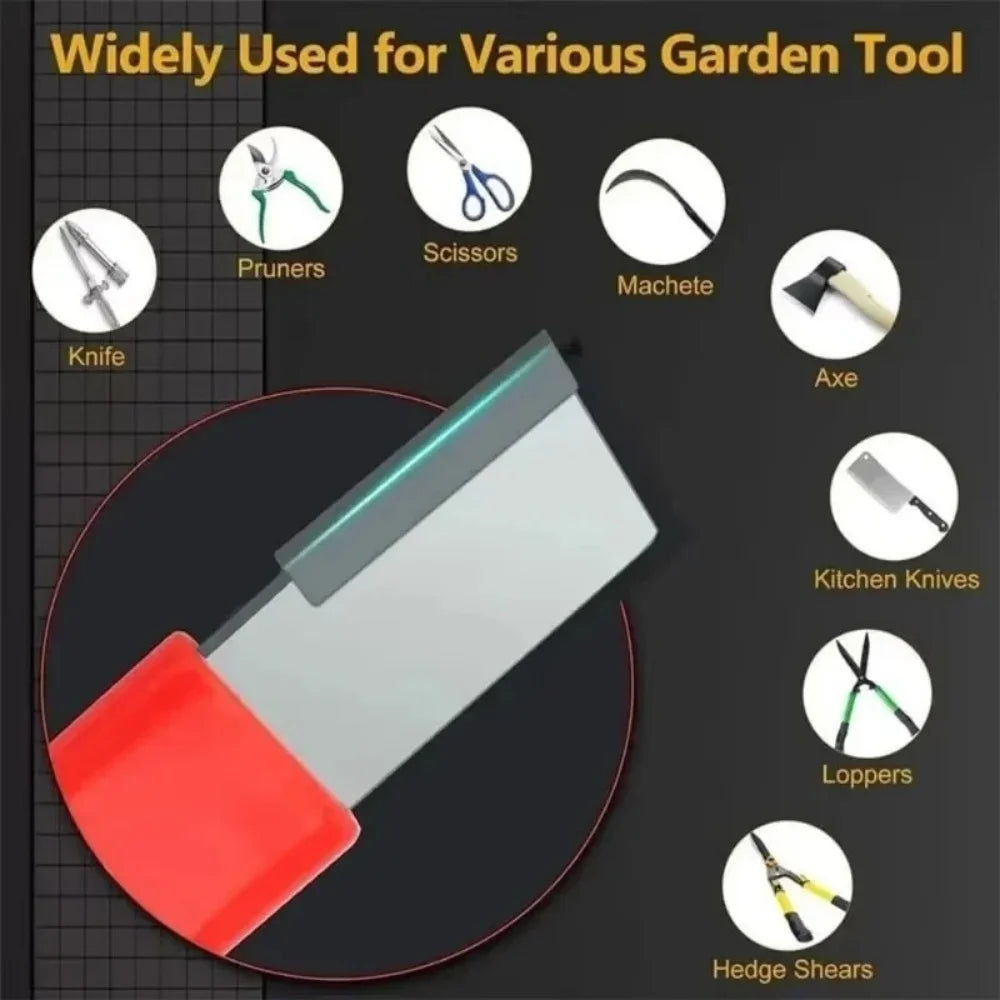 Professional Metal Knife Sharpener Scissors Sharpener Handheld Grindstone For All Blades Kitchen Knife Scissor Garden Shear Tool