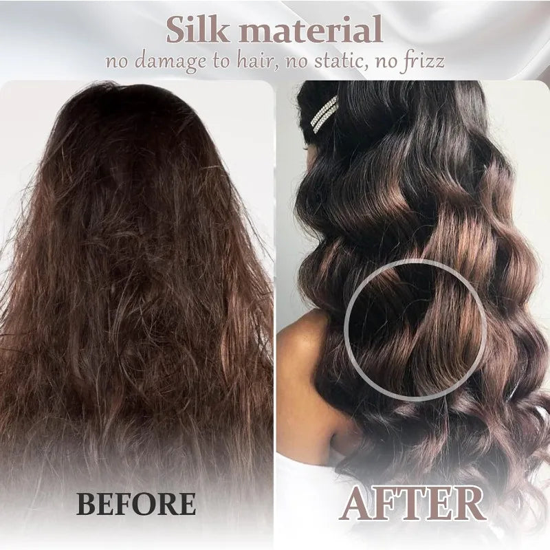 2PCS 100% Natural Mulberry Silk Pillowcase, Real Silk Bedding Cover for Hair & Skin Protection, Any Size Customizable