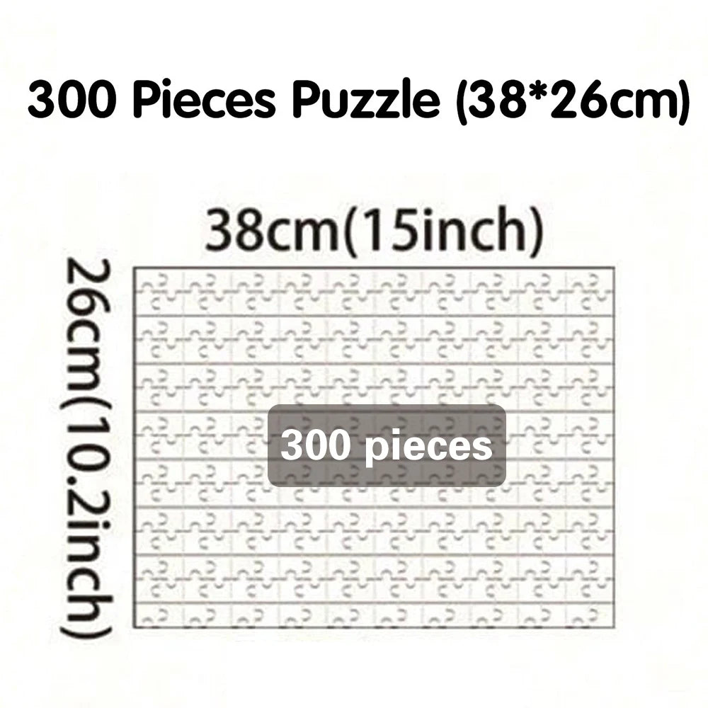 35/300/500/1025pcs Personalized Custom Photo Puzzle Friend Upload Photo For Customized Puzzle Unique Gift For Family Friends Spe