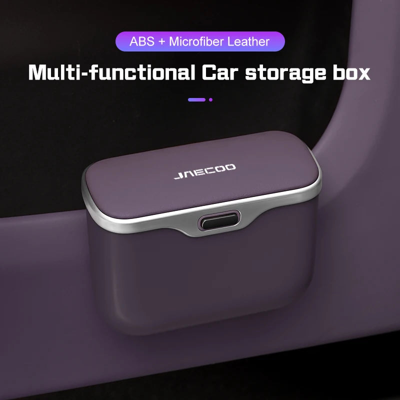 Waterproof Car Garbage Bin Trash can For Chery Jaecoo J7 J8 2023 2025 Auto DoorSide /Seat Back Hanging Storage Box Accessories