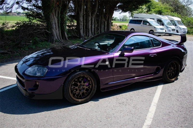Highest quality PET glossy metallic Midnight purple vinyl wrap film car wrap black cherry ice vinyl wrap quality Warranty