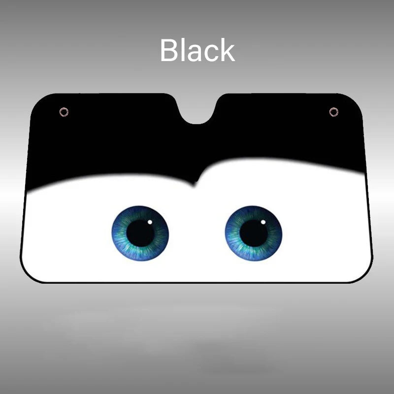 Car Solar Protection 4 Colors Eyes Heated Windshield Sunshade Car Window Windscreen Cover Sun Shade Auto Sun Visor Car-covers