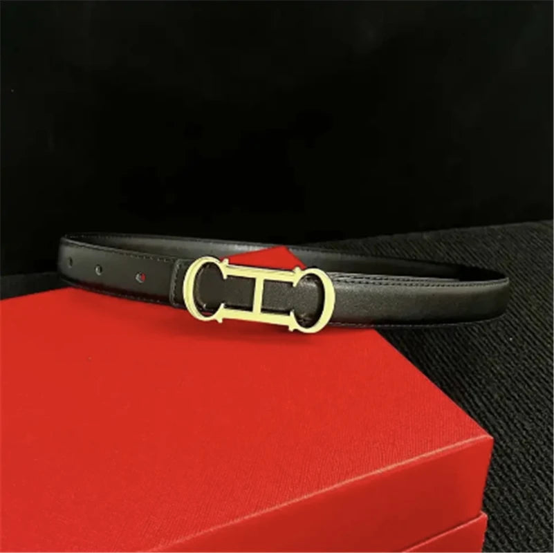Thin 2.5 cm Famous Brand Belt women Top Quality Leather Belts for women Strap Luxury Ladies Metal Belt Fashion Women's Belt jean