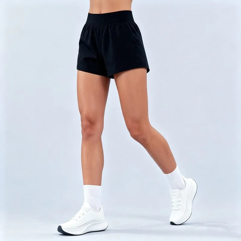 Gym Shorts Women Loose Athletic Shorts Soft Stretchy Breathable Lightweight Bottoms Sports Workout Yoga Training Activewear
