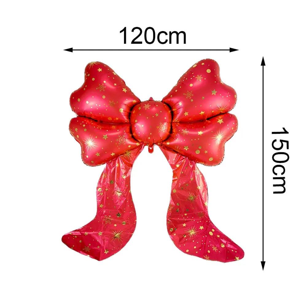 Standing Christmas Santa Claus Foil Balloon Christmas Tree Street Light Balloons Christmas Home Indoor Party Decorations New Yea