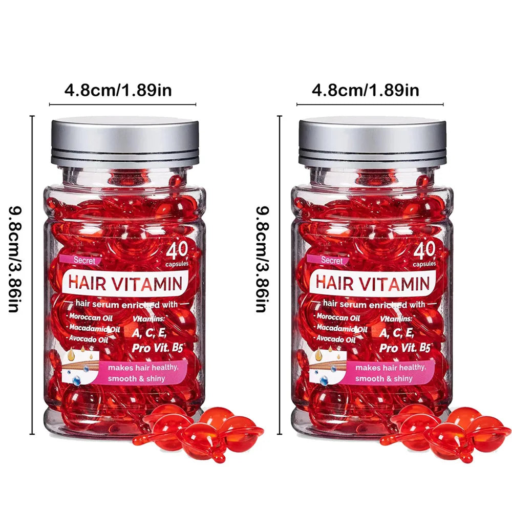 Arvazallia Argan Oil for Hair Treatment Leave in Treatment & Conditioner 80 Capsules Repair Hair Portable Hair Oil Is Suitable