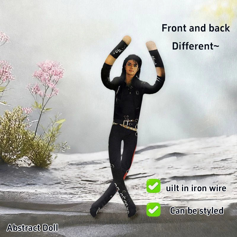 Pop King Michael Jackson Stuffed Doll Flexibly Movable Joints Handwoven Toys  For Fan Gifts For Home Decoration 2026 New Gifts