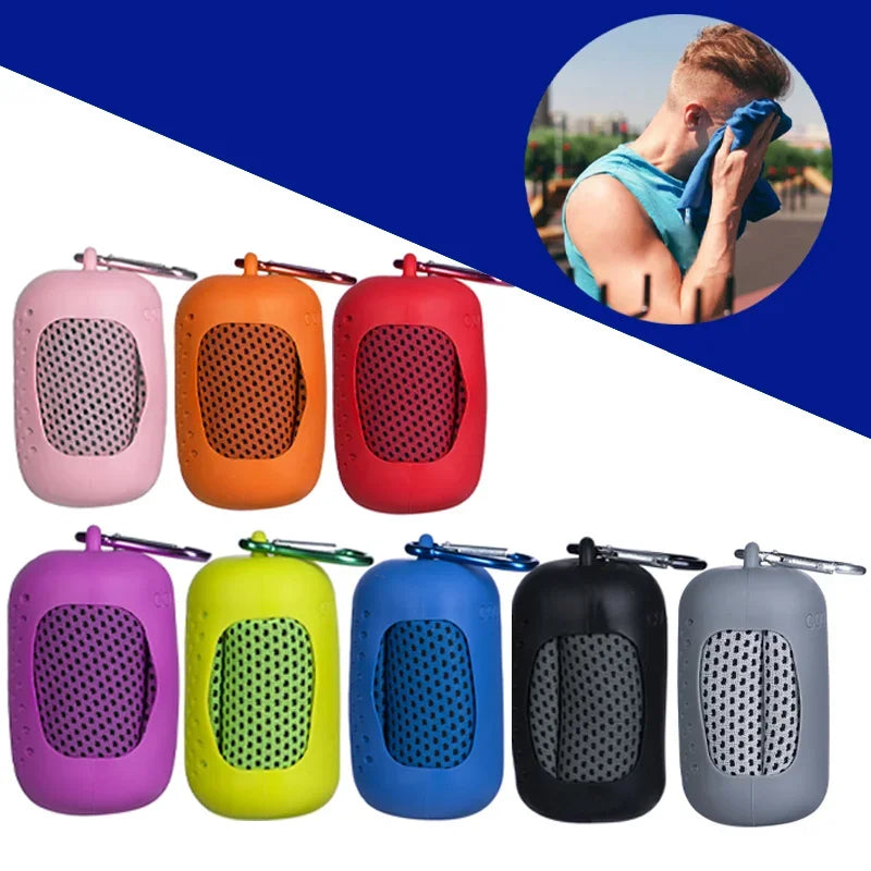 Outdoor Microfiber Quick Drying Sports Cooling Ice Towel Cold Sports Towel Fitness Cool Towel Camping Wiping Sweat Sports Towel