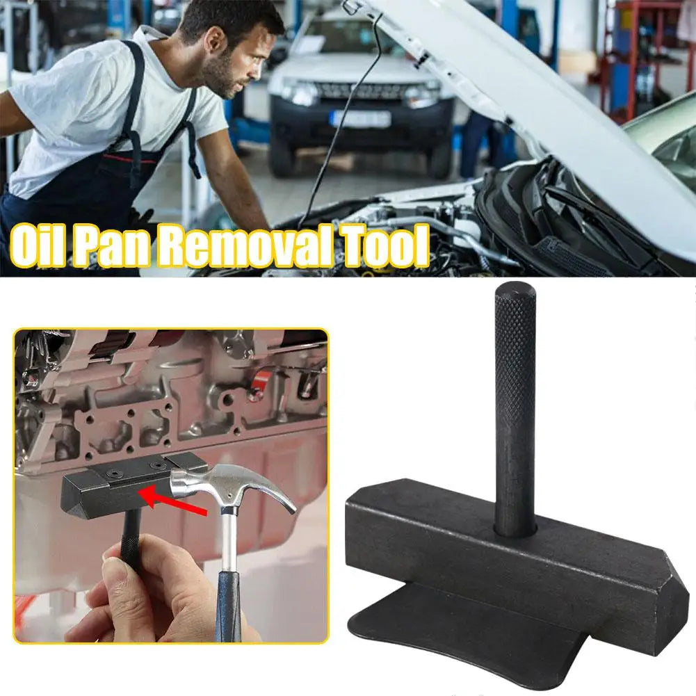 1pc Oil Pan Separator Tool Car Repair Tools Oil Pan Removal Tool Black Separator Volatile Pan Tools
