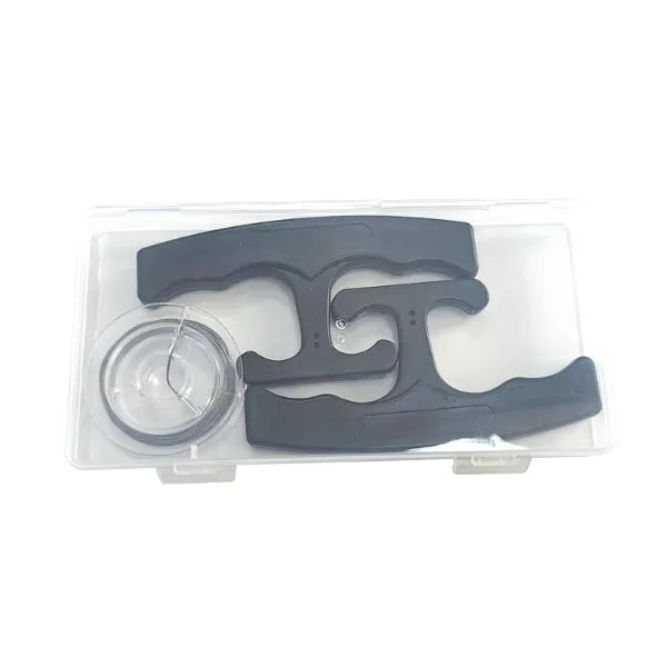 Car Emblem Remover Tool Kit Ergonomic Logo & Sticker Removal Tool Professional Auto Body Debadge Kit with Fishing Line
