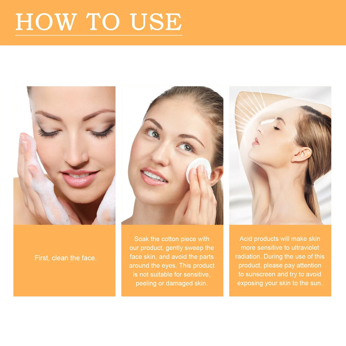 Glycolic Acid 7% Toning Solution Ordinary Acne Remover Lifting Firming Wrinkles Glowing Facial Skin Care Glycolic Acid Toner