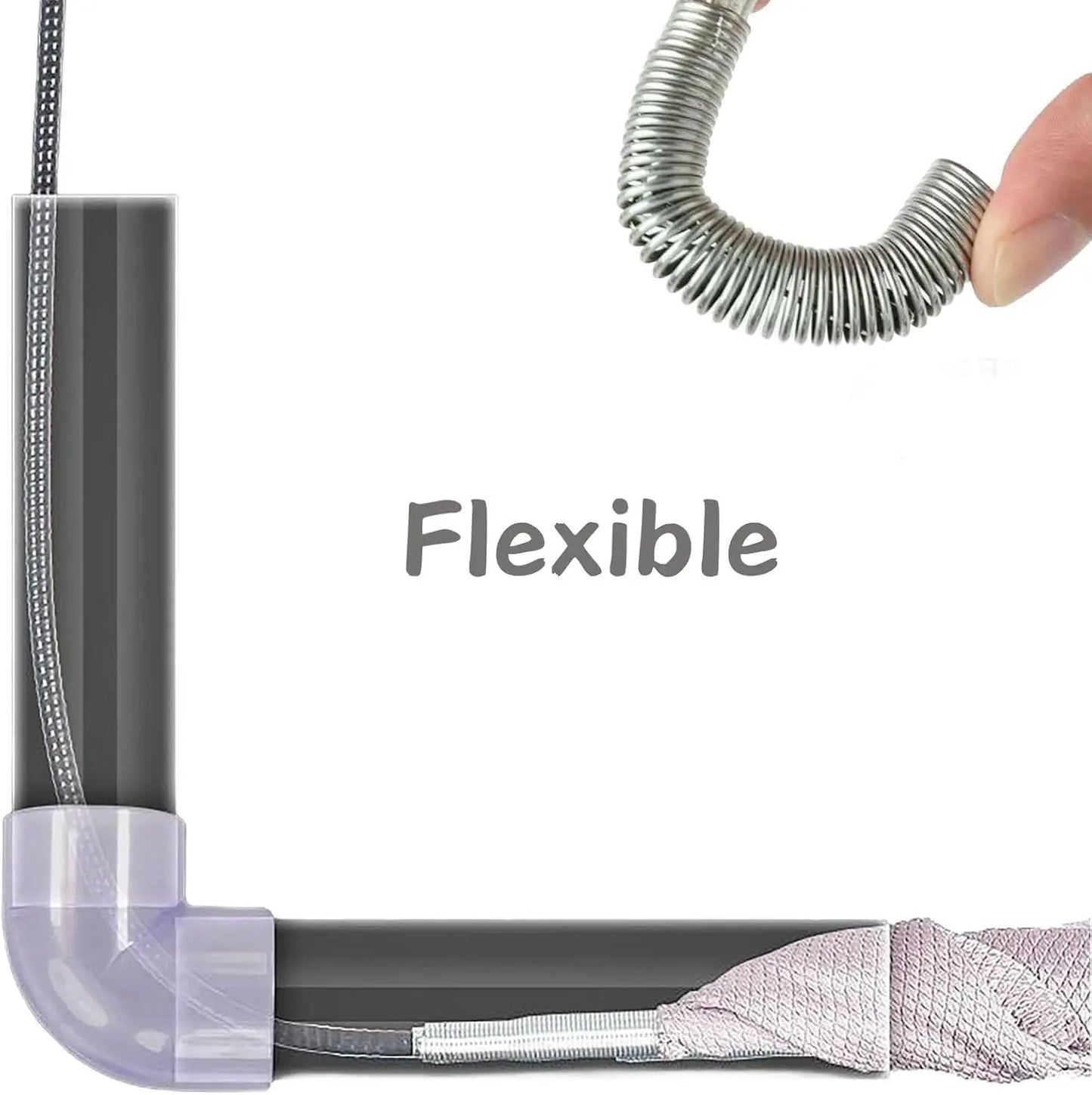 Flexible Grabber Claw Pick Up Reacher Tool Drain Clog Remove Tool Kitchen Bathroom Drain Snake Hair Remover Tool with 4 Claws