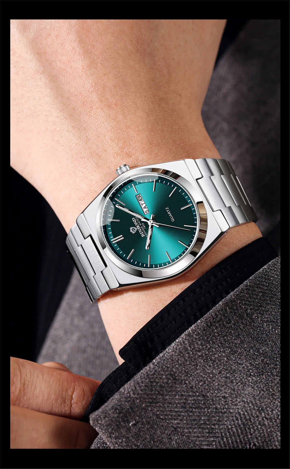 2026 Casual Business Fashion Quartz Wristwatches Gold Clock Men Luxury Watch Automatic Watches Mens Movement Gifts Reloj Hombre
