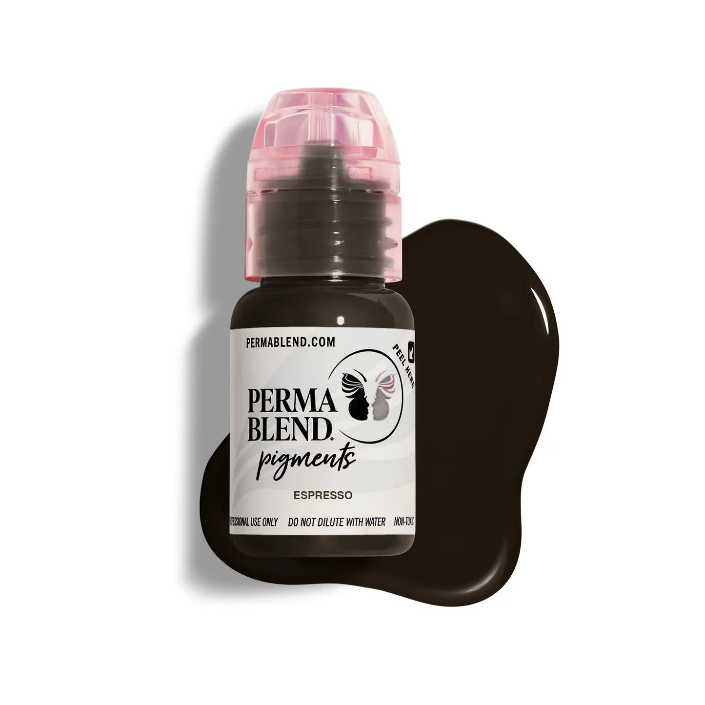 15ML Permanent Makeup Pigment Microblading Supplies for Eyebrow Tattoo Eyeliner Permanent Makeup Professional Tattoo Ink 0.5oz