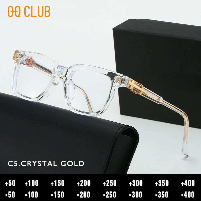 O-Q CLUB Plus Reading Glasses Men High Quality Lunettes De Lecture Men's Eyeglasses Blue Light Lenses to Read Women's Eyepieces