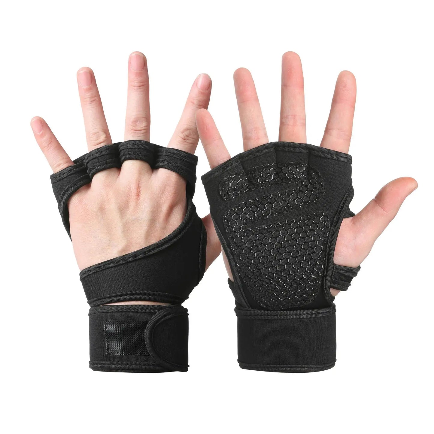 Gym Gloves for Men Women Weightlifting Workout Fitness Training Gloves with Wrist Support Non-slip Breathable