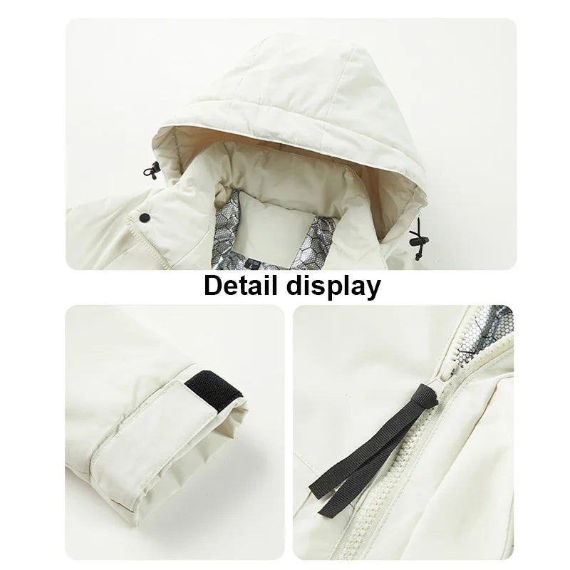 Warm Jacket Waterproof Breathable Windproof Mountaineering Cold-Proof Cotton Thick Jacketet Outdoor Men And Women's Same Jack