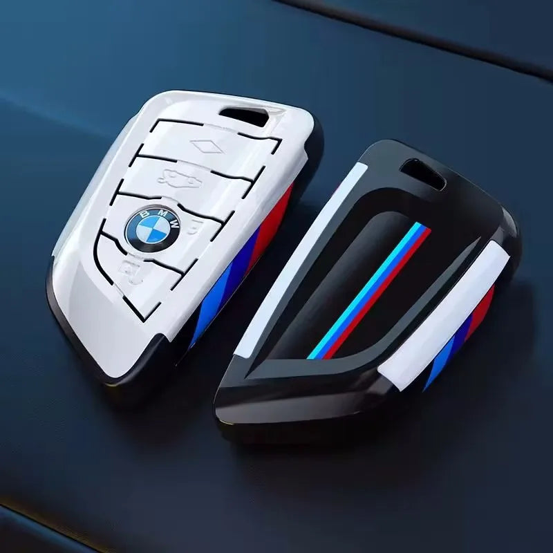 Carbon Sporty ABS Car Key Cover Case Holder Shell Bag For F30 F20 M3 M5 F10 F18 F22 F01 X3 X4 F06 F02 Keychain Accessories