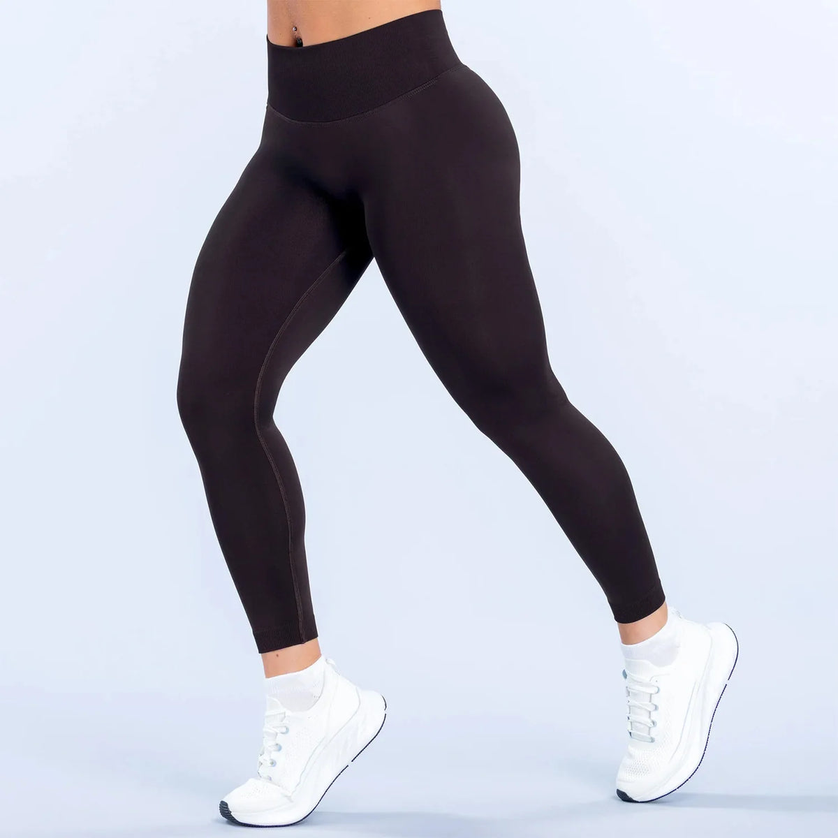 NCLAGEN Women's Sports Yoga Pants Seamless Defy Leggings Scrunch Booty Sportswear Gym Clothes Speed Activewear Workout Tights