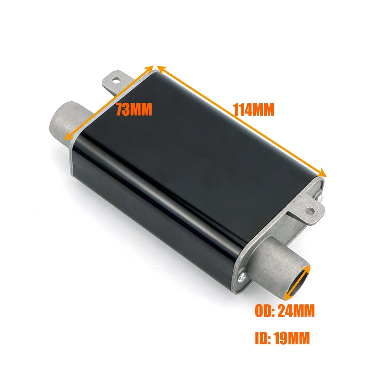 24mm Muffler Noise Reduce S Curved Air Diesel Heater Exhaust Pipe Aluminum Alloy Small Medium Large For Car Truck Camper VAN