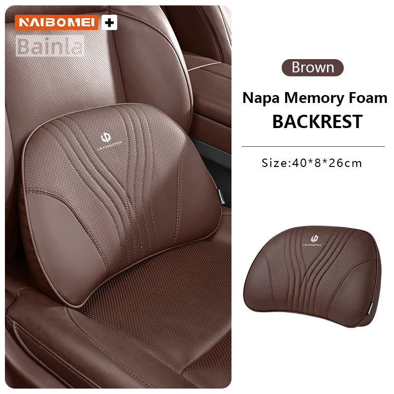For Leapmotor C10 C11 C16 B10 C01 B01 2026, Car Headrest Neck Support Seat Lumbar Cushion Adjustable Breathable Soft,Accessories