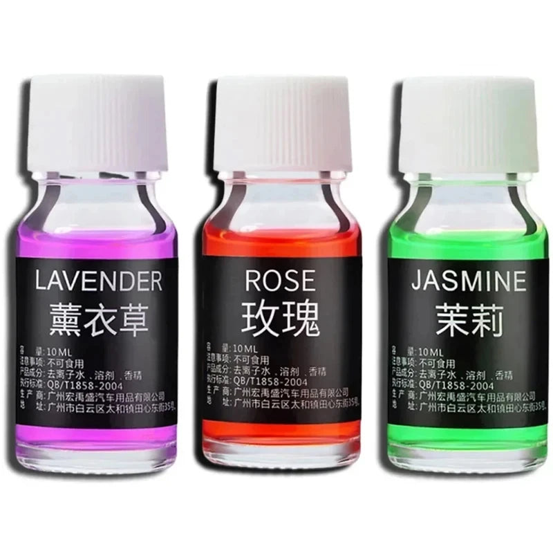 10ML Car Perfume Refill Air Freshener Natural Plant Essential Oil Aroma Diffuser Fragrance Humidifier Freshener Auto Accessories