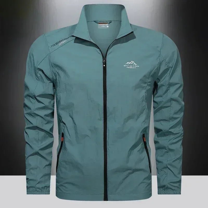 Uv Sun Protection Skin Coats Men Summer Windbreaker Zip Pockets Breathable Ultra-light Clothes Outdoor Thin Camp Jackets