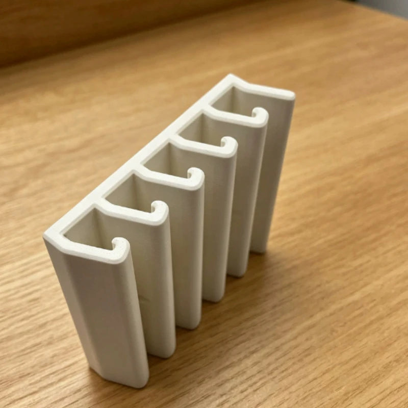 Space Saving Under Cabinet Lid Storage Rack Wall Mount Multi-Slot Sturdy Holder For Kitchen Sturdy  Container Lids Holder