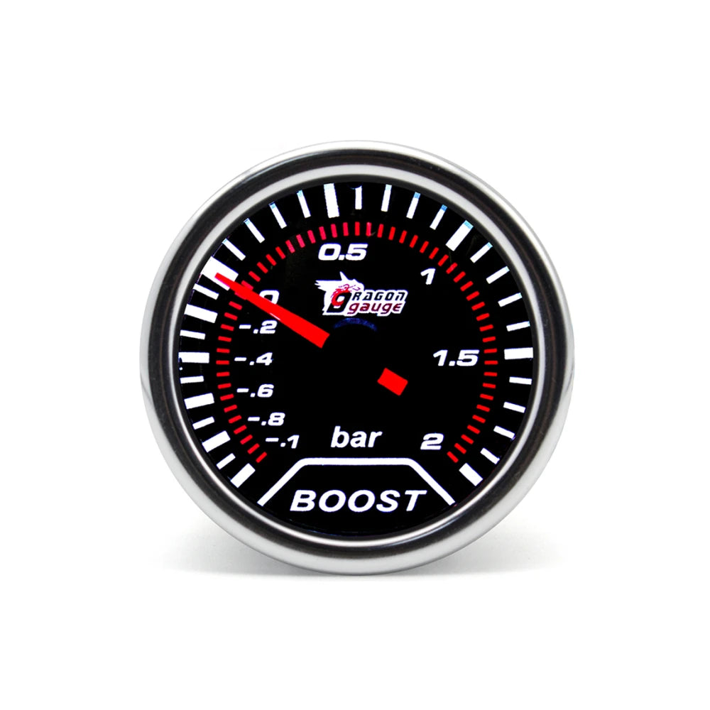 2" 52mm Universal 12V Car Turbo Boost Gauge BAR PSI Vacuum Water Temp Oil Temp Oil Press Exhaust Temp Gauge Tachometer RPM Meter
