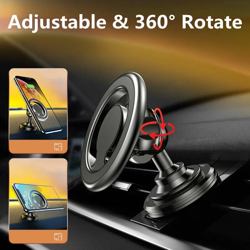 Universal Magnetic Car Phone Holder Stand Magnet Car Mount Support GPS Mobile Bracket in Car For iPhone 16 15 14 Samsung Xiaomi