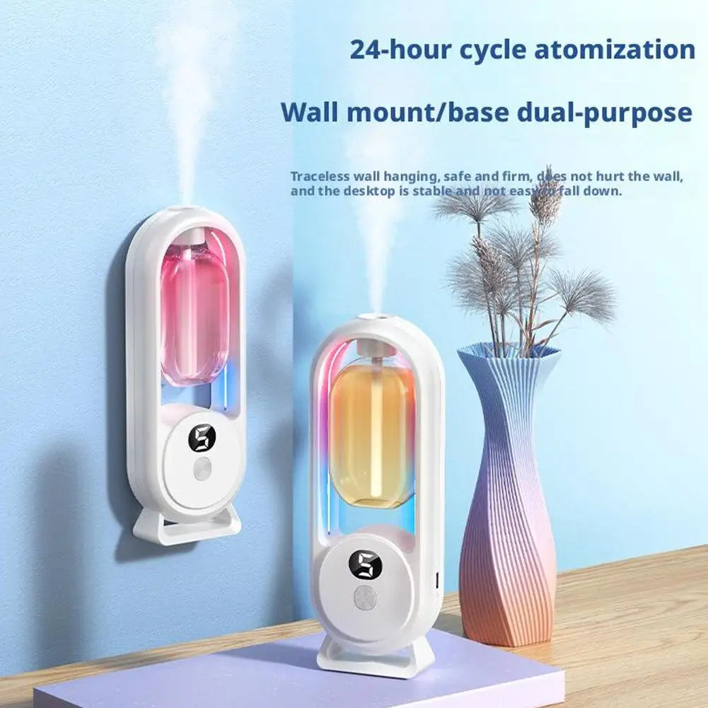 Automatic Home Fragrance Machine Essential Oil Diffuser Nebulizer Perfume Scent Machine for Kitchen and Toilet Deodorization