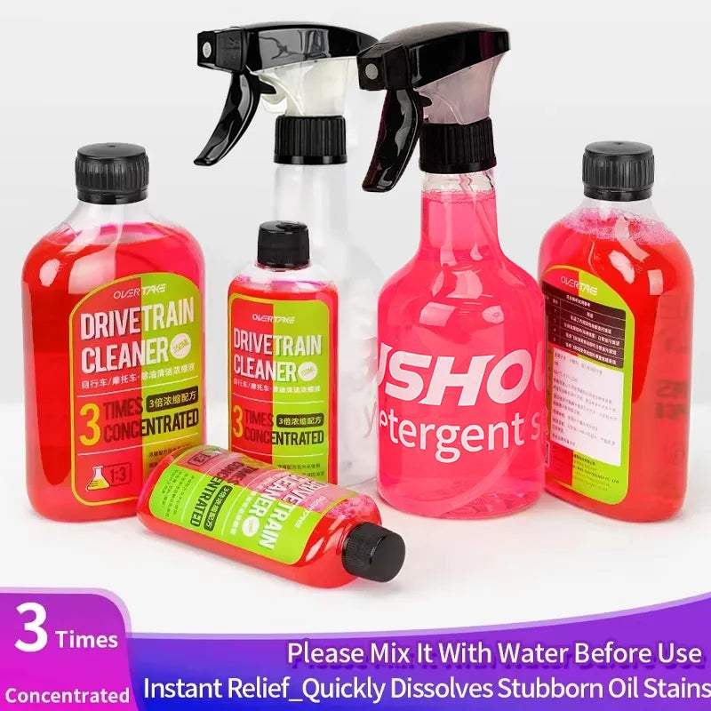100/350ml Bike Drivetrain Cleaner Bicycle Chain Cleaning Maintenance Liquid Degreaser Spray Bike Chain Cleaner Bicycle Degreaser