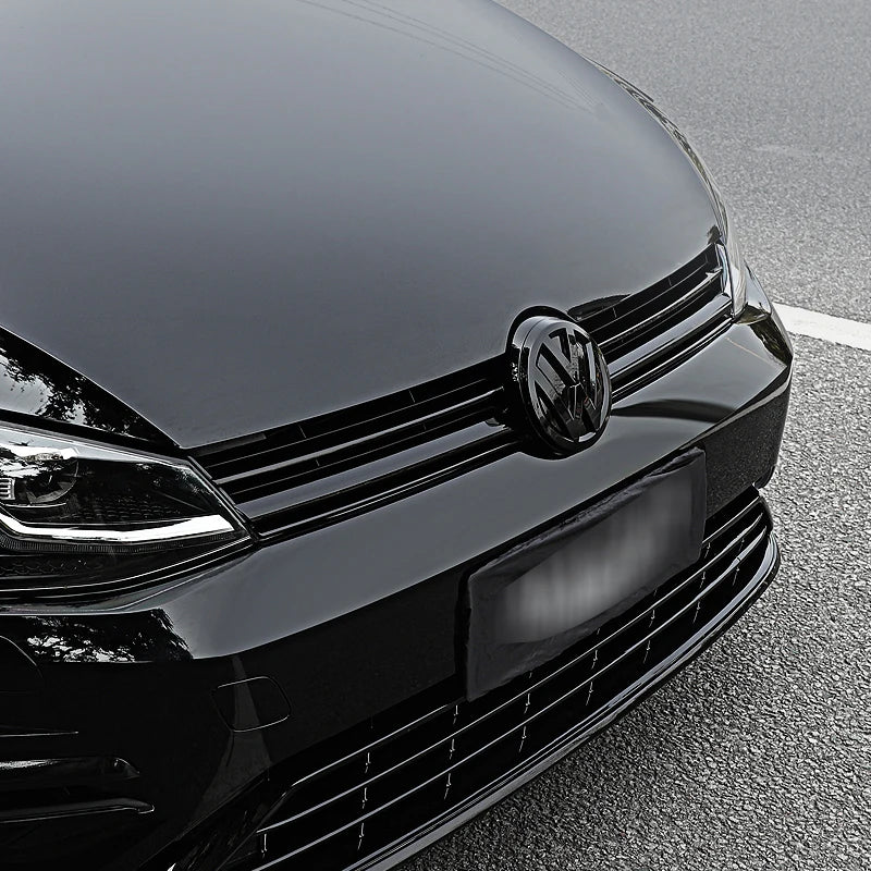 2/3pcs for Golf 7 7.5 Rline Car Grille Decorative for VW Bright Black Logo Cover Up Grille Strips Car Stickers Auto Accessories