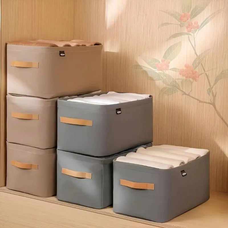 4pcs Clothes Organizer Trousers Clothes Storage Box Closet Storage Organizer Folding Clothes Pant Wardrobe Drawer Toys Organizer