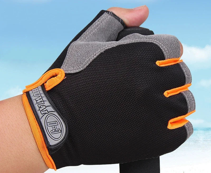 Gym Gloves for Men Women Fingerless Training Cycling Gloves Sports Fitness Motorcycle Mtb Anti-slip Gloves Bicycle Accessories