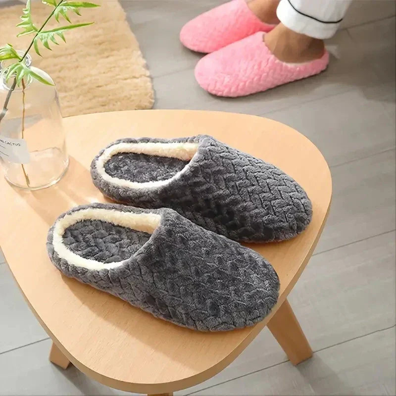 CozyStep Unisex Fluffy Slippers