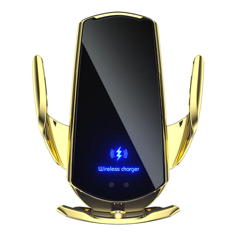 New Upgrade Car Magneti Mobile Phone Holder 15W Wireless Charging Portable Cellphone Bracket Stand In Auto Interior Accessories