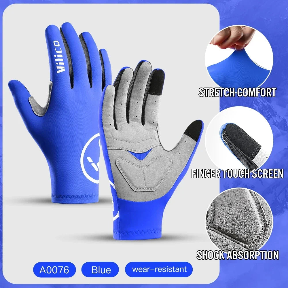 Touchscreen Full Finger Cycling Gloves