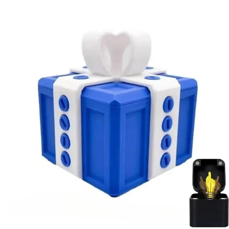 Out of the Box Pop-Up Middle Finger Gift Box Creative Desk Home Decor Gifts Middle Finger Novelty Christmas Funny Prank Gift