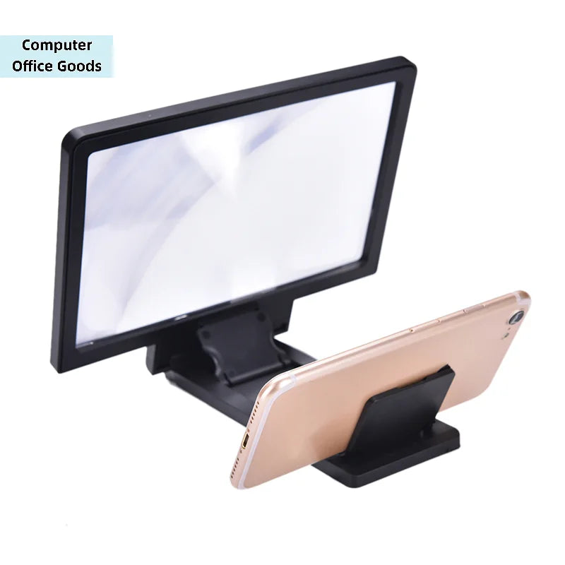 【Mobile Phone 3D Screen HD Video Amplifier Magnifying Glass Stand Popular】