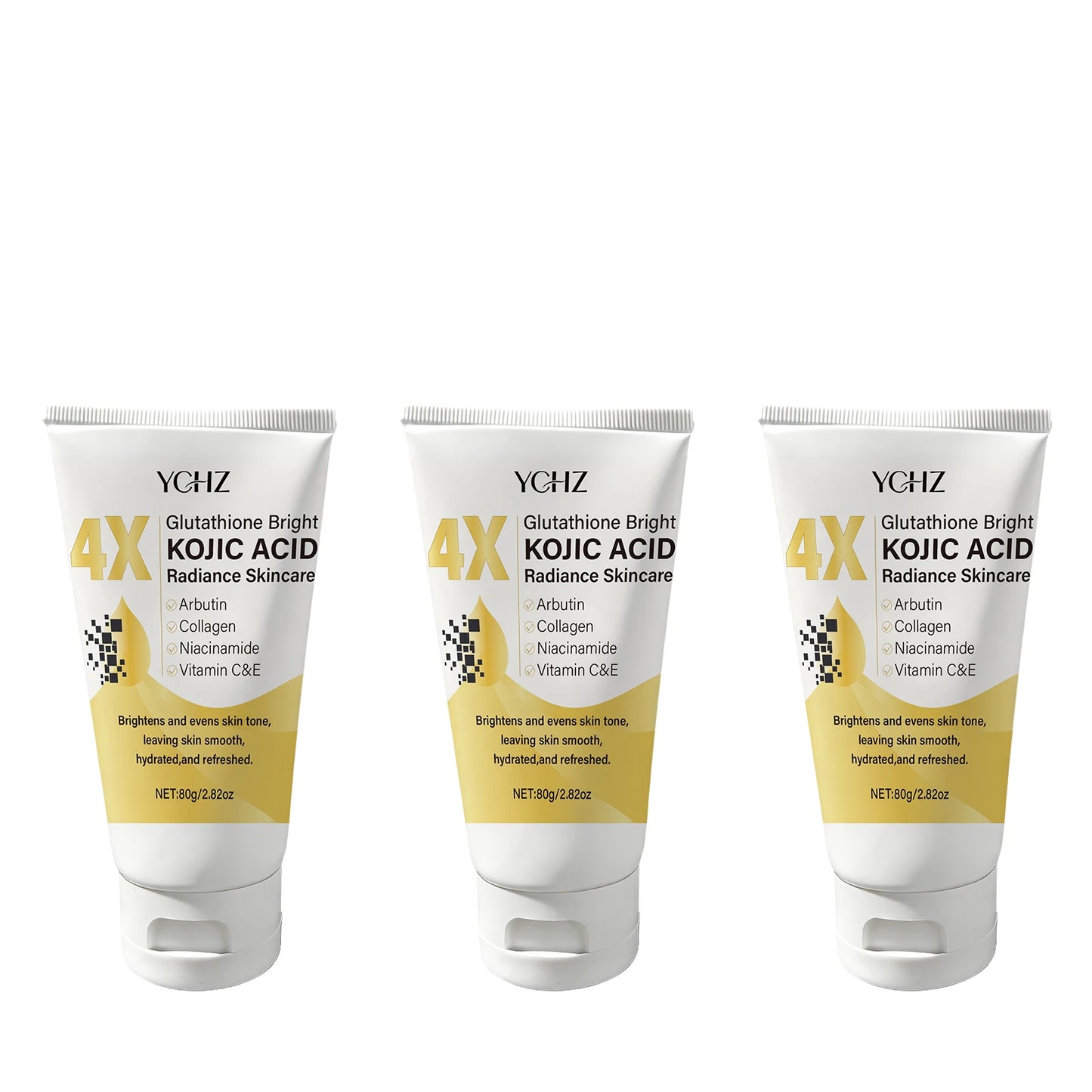 Kojic Acid Face Cream 80g, Evens Out Skin Tone, Eliminates Dark Spots and Dullness - Non-Greasy, Suitable for Both Men and Women - Whitening and Moisturizing Cream, for Day and Night Use
