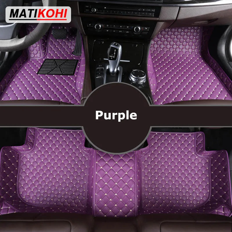 MATIKOHI Custom Car Floor Mats For Nissan Kicks Auto Carpets Foot Coche Accessorie
