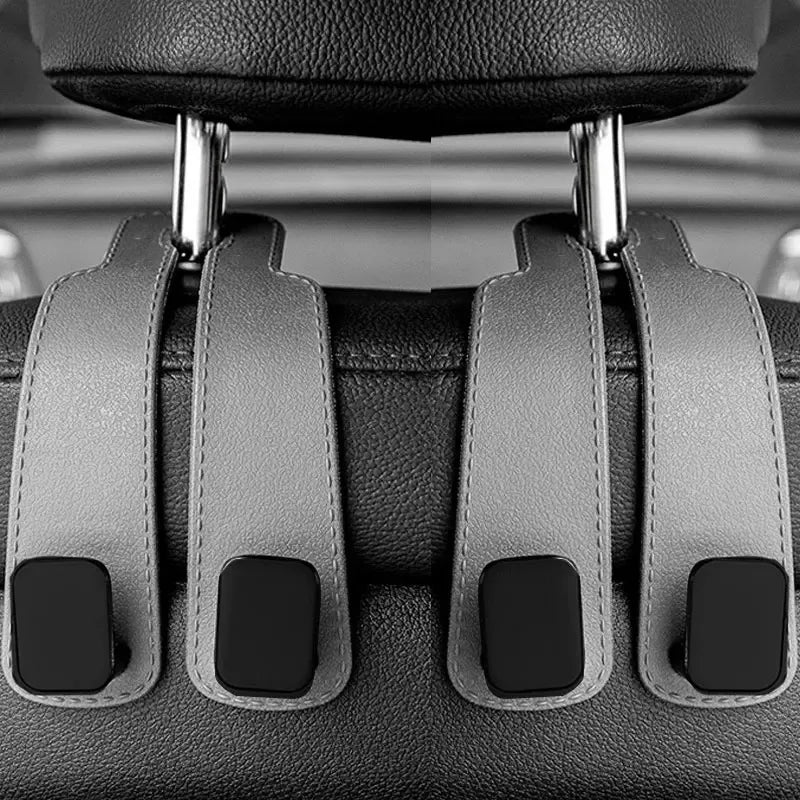 Car Headrest Hooks Hanger for Bags Seat Back Organizer Holder Clips Auto Fastener Hooks Car St
