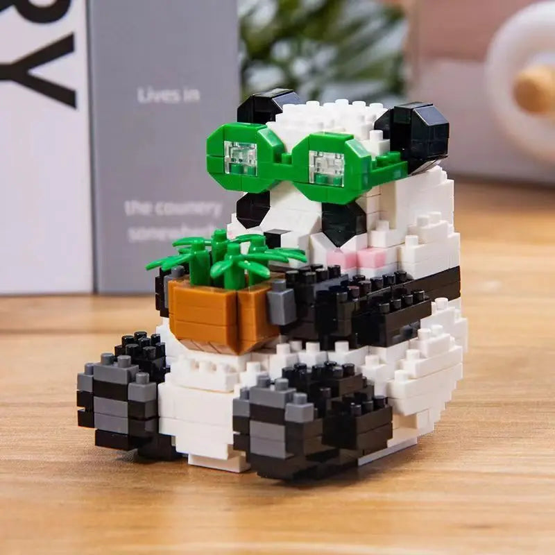 DIY Panda Mini Building Blocks