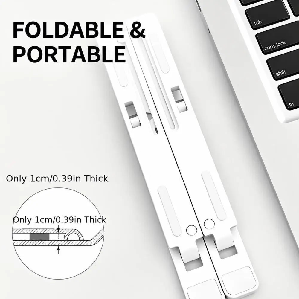 Adjustable Foldable Laptop Stand Portable Stable Cooling Support Laptops For Gaming Office Video Conferencing Desk Accessory