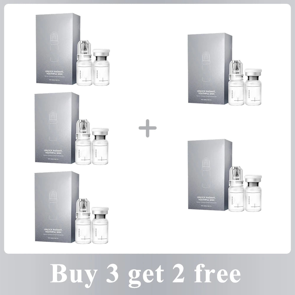 0.2MM Microneedle Facial Care Set Home Skin Care Combo for Morning & Evening Daily Use