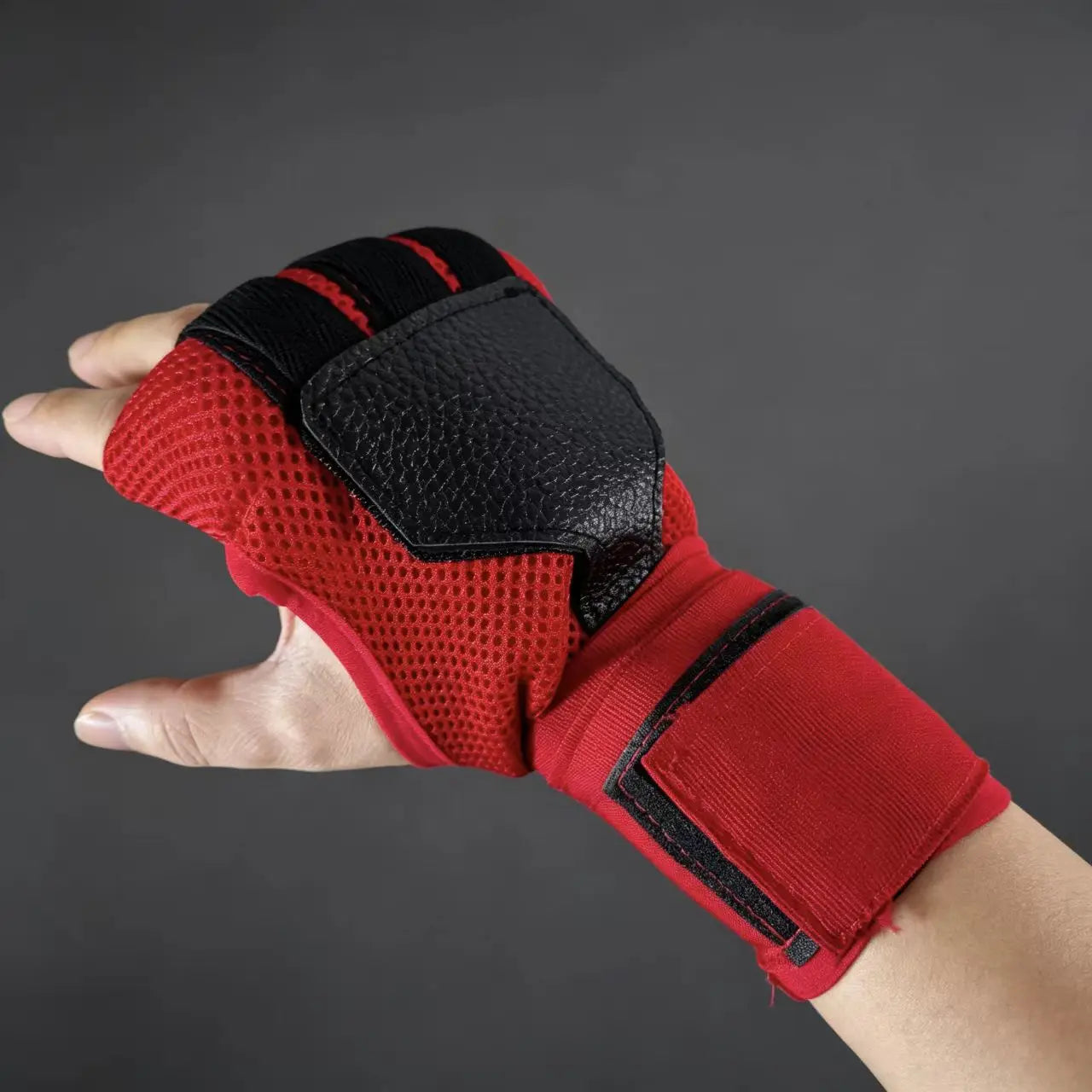 Polyester Boxing Gloves Adjust Strap Shock Absorb Fight Hand Wrap Wrist Support Breath Liner Training Guard Boxing Training