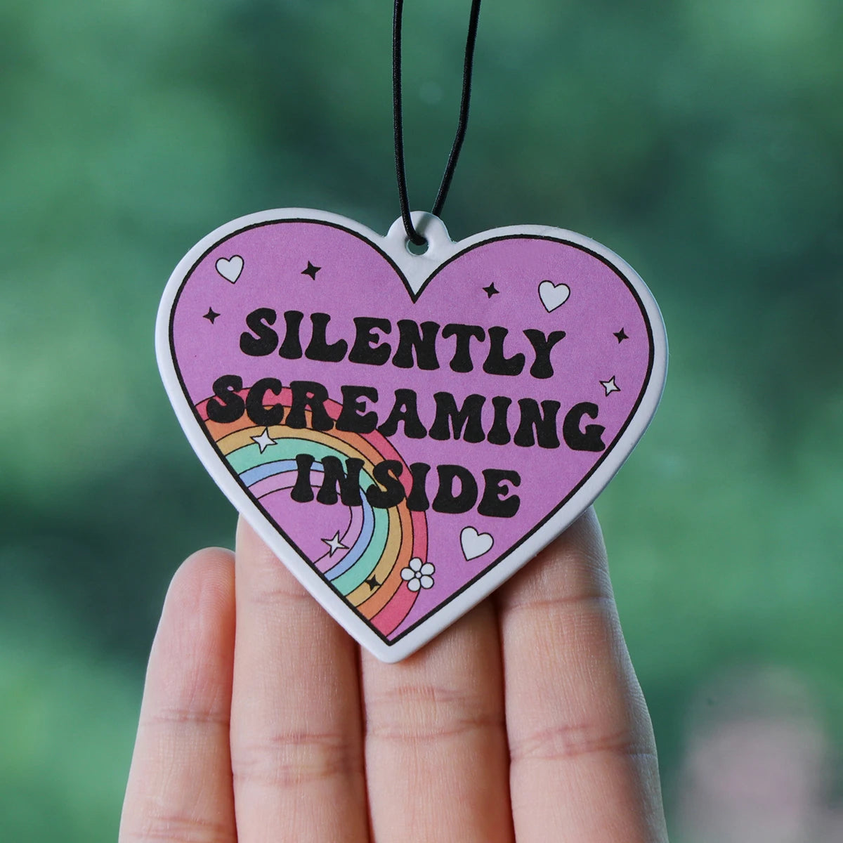Quote Phrase Word Fragrant Paper Auto Interiors Colorful Car Fragrance Cabinet Bedroom Air Freshener Hangs Solid Perfume Gifts